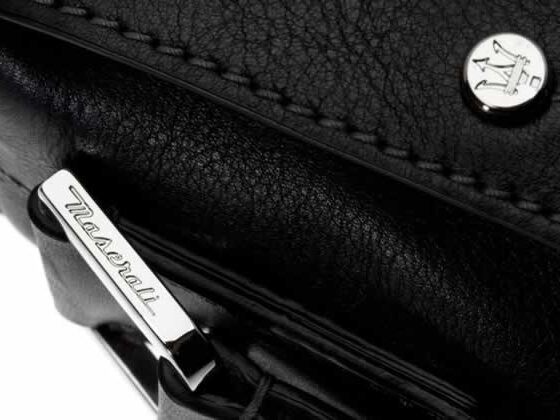 borsa in pelle Maserati