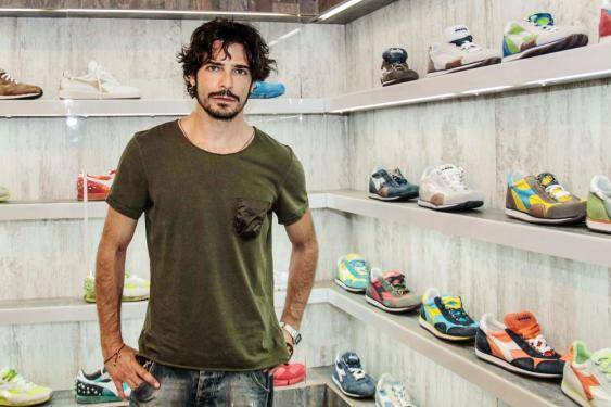 marco bocci a pitti immagine