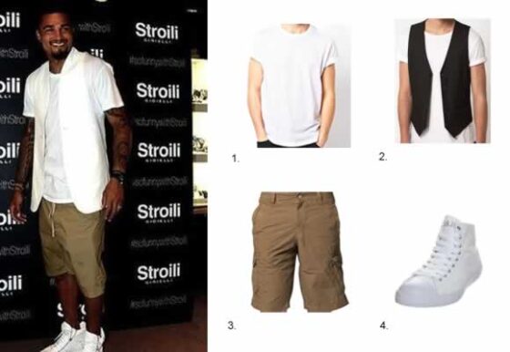 Look Boateng evento charity Stroili