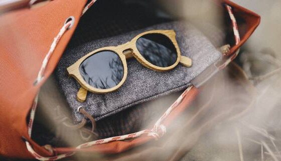 Wooden sunglasses