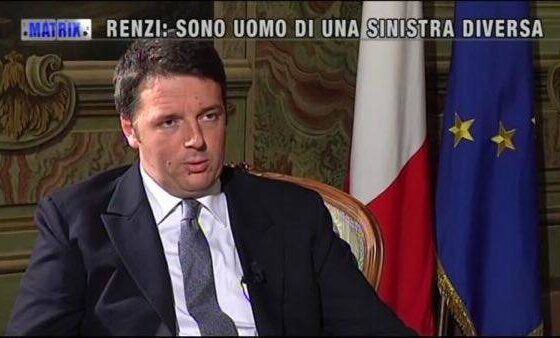 Renzi intervista matrix