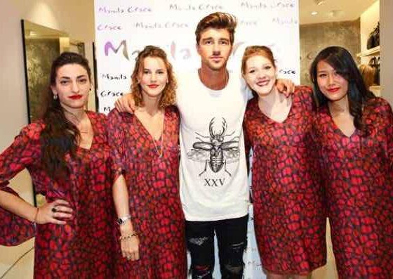 Andrea Damante a Firenze per un'importante inaugurazione