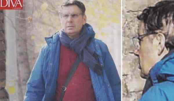 Fabrizio Frizzi i segni dell'operazione sulla testa FOTO