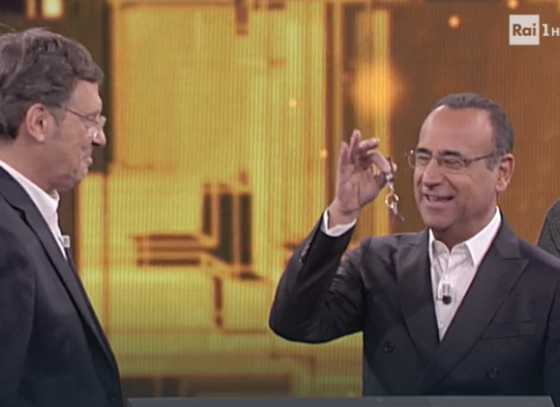 L'Eredità senza Fabrizio Frizzi torna Carlo Conti e Francesca Vaccaro scrive a Carlotta