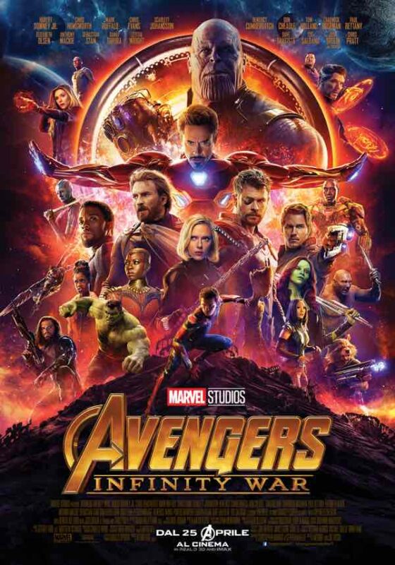 Marvel Avengers: Infinity War ha conquistato il box office con un incasso record di oltre 3 milioni
