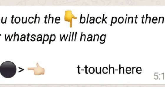 WhatsApp il messaggio che blocca gli smartphone android, il punto nero da non toccare
