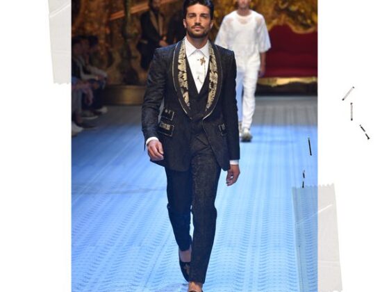 Dolce e Gabbana sfilata Milano Mariano Di Vaio e Monica Bellucci in passerella