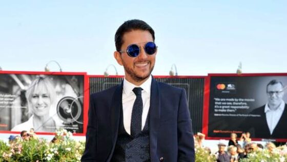 Adriano Pantaleo Festival di Venezia red carpet abito e look