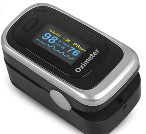 Comprare online pulsossimetro dito per misurare ossigeno nel sangue